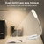 Luz de livro recarregável Mini 7 LED Luz de leitura de 3 níveis, branco quente - comprar online