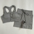 2/3/5PC Fato de treino feminino Conjunto de ioga sem costura Treino Roupas espor - Elias Loja