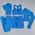 2/3/5PC Fato de treino feminino Conjunto de ioga sem costura Treino Roupas espor