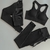2/3/5PC Fato de treino feminino Conjunto de ioga sem costura Treino Roupas espor