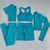 2/3/5PC Fato de treino feminino Conjunto de ioga sem costura Treino Roupas espor - comprar online