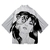 Harajuku Junji Ito Impressão 3D Anime Quimono Japonês Haori Yukata Cosplay Fem
