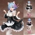 1/7pcs Set Anime Re: Life In A Different World From Zero Rem Cat Ear Ver. Figura