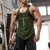 Regata de ginástica masculina, roupas de fitness masculinas, musculação, rega - Elias Loja