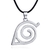 Anime Konoha Colar Akatsuki Red Cloud Pingente Uzumaki Anime Acessórios Cha