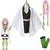 Adulto infantil Demon Slayer Kimetsu No Yaiba Anime Kimono Kanroji Mitsuri Cospl