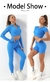 2/3/5PC Fato de treino feminino Conjunto de ioga sem costura Treino Roupas espor