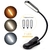 Luz de livro recarregável Mini 7 LED Luz de leitura de 3 níveis, branco quente - loja online
