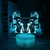 7 cores naruto led night light brinquedos anime akatsuki uchiha itachi sasuke co - comprar online