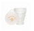 Copo quartzo branco de silicone retrátil Menos 1 Lixo 400ml
