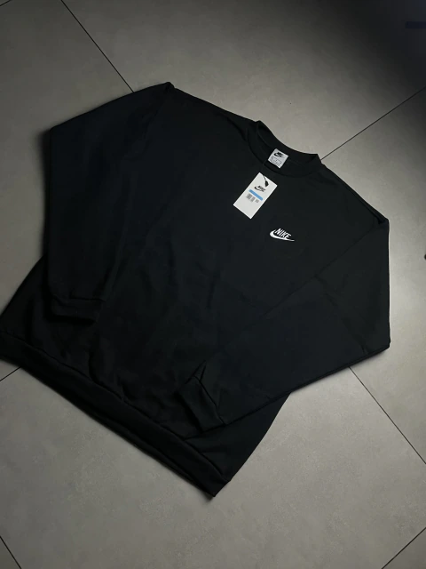 Moletom Gola Careca Nike - Preto