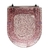 Tampa Do Vaso Calypso Liso Glitter Rose