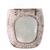 Tampa Do Assento Fit LIso Gliter Rosa C/ Prata - comprar online