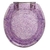 Tampa Do Vaso Zoom e Parati Liso Glitter Roxo Azul Incolor