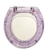 Tampa Do Vaso Zoom e Parati Liso Glitter Roxo Azul Incolor - comprar online