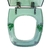 Tampa Do Assento Fit Colonial Verde Translucido - comprar online