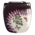 Tampa Do Assento Fit Bicolor Vinho C/ Branco
