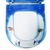 Tampa Do Vaso Calypso Linha praia c/ 2 Golfinhos e Areia Azul - comprar online