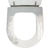 Tampa Do Vaso Calypso Bicolor Diagonal Branco C/ Cz Claro - comprar online