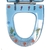 Tampa Do Vaso Aloha Linha Praia C/ 3 Golfinhos Azul Translucido - comprar online