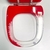 Tampa Do Vaso Sabatine Diagonal Vermelho - comprar online