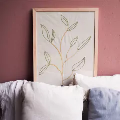 Cuadro Botanico bordado - comprar online