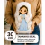 Almofada 30cm Nossa Senhora Rainha Da Paz Católica Decor - comprar online