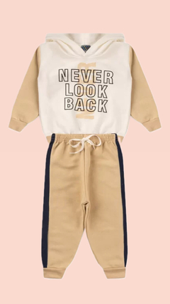 CONJUNTO MOLETOM PELUCIADO - NEVER LOOK