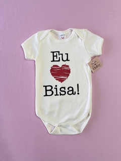 BODY PERSONAGENS - EU AMO A BISA - comprar online