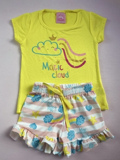 CONJUNTO CAMISA E SHORT - NUVEM MAGIC - CORES - comprar online