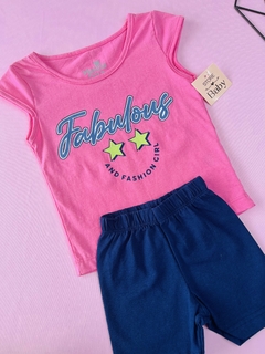 CONJUNTO CAMISA E SHORT - FABULOUS - CORES - comprar online