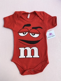 BODY PERSONAGENS - M&Ms - VERMELHO - comprar online