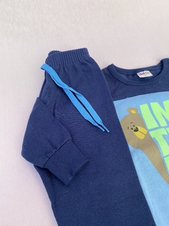 CONJUNTO MOLETOM PELUCIADO - URSO AVENTURE - Store Baby