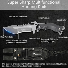CUCHILLO TÁCTICO SUPERVIVENCIA HX OUTDOORS en internet