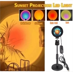 LÁMPARA ATARDECER SUNSET RGB CON CONTROL REMOTO - tienda online