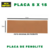 Placa de Fenolite 5x15 Face Simples ( 5cm x 15cm )