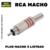 Plug Rca Macho Conector Metálico c/ Mola