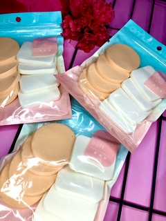 KIT COM DUAS ESPONJA PARA PÓ QUADRADA