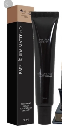 BASE LIQUIDA MATTE HD MAX LOVE - Casa das makes