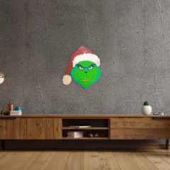 Cuadro Grinch espejado - comprar online