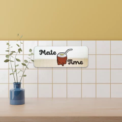 Cuadro espejado Mate Time color - Trikceri