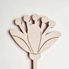Imagen de Tutor de madera Flor