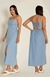 Vestido Midi com Fenda