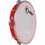 Pandeiro 10" Pele Leitosa Vermelho Luen - loja online