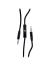 Cabo Auxiliar P2 X P3 Com Microfone 1,5M Preto Flex