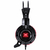 Fone De Ouvido Headset Gamer Taranis V2 P2 Com Microfone - Preto E Vermelho