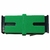 Adaptador Acoplador óptico Simplex Sc/sc/ Apc/apc Sem Abra Lateral Verde - PC / 25 - comprar online