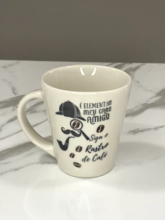 Caneca Louça Decorada Oxford 250ml - comprar online