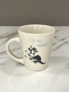 Caneca Louça Decorada Oxford 250ml - comprar online
