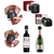 1/3 pçs tampa de garrafa de vinho tinto a vácuo rolha de silicone selada rolha - Space fast